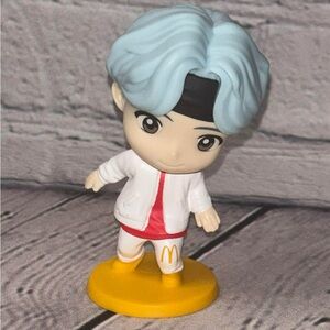 2025 McDonald's Suga TINY TAN x BTS 2025 Happy Meal Toy Blue Hair figurine